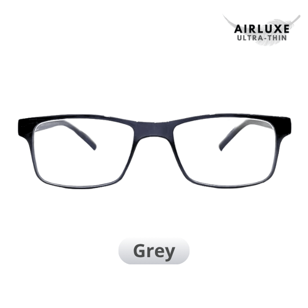 Airluxe Ultra-Thin and Light Anti Blue Portable Grey Reading Glasses