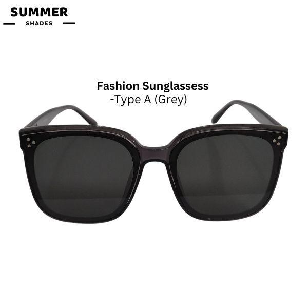 [Type A]Summer Unisex Shades Sunglasses Polarized Protection Anti Glare Retro Fashion 黑眼镜