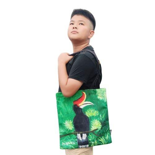Hornbill Tote Bag
