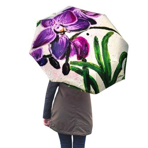 Orchid Auto Open and Close Umbrella UV50+ Coating