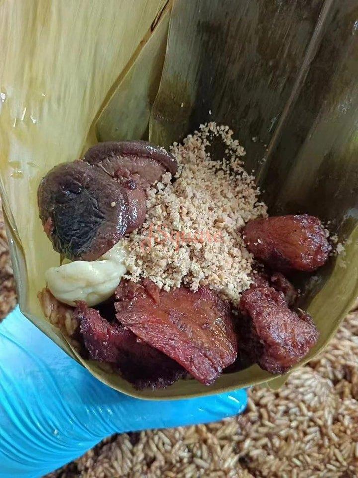 糯米素肉粽子 Glutinous Rice Vegetarian Rice Dumpling