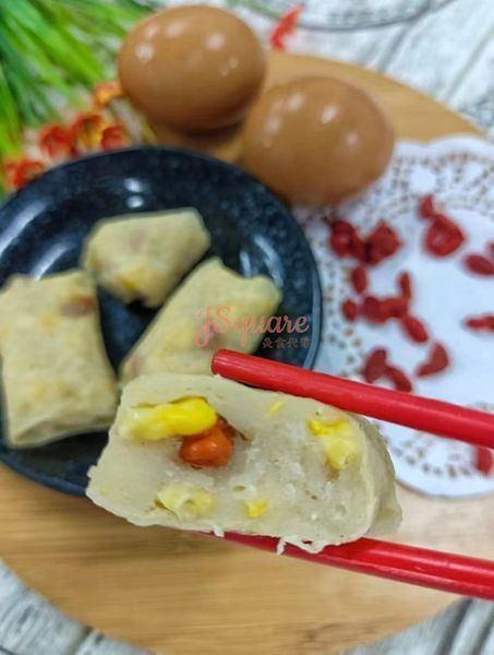 奶油香蛋卷 Butter Egg Roll with Corn & Fish Paste