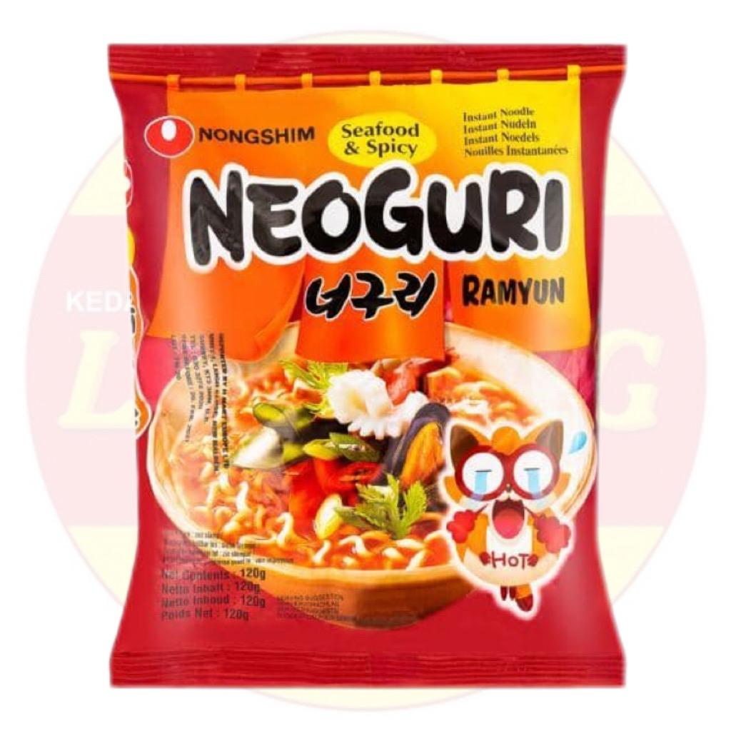 Nongshim Neoguri Ramen 120g - Seafood & Spicy (1 Pack 小包)