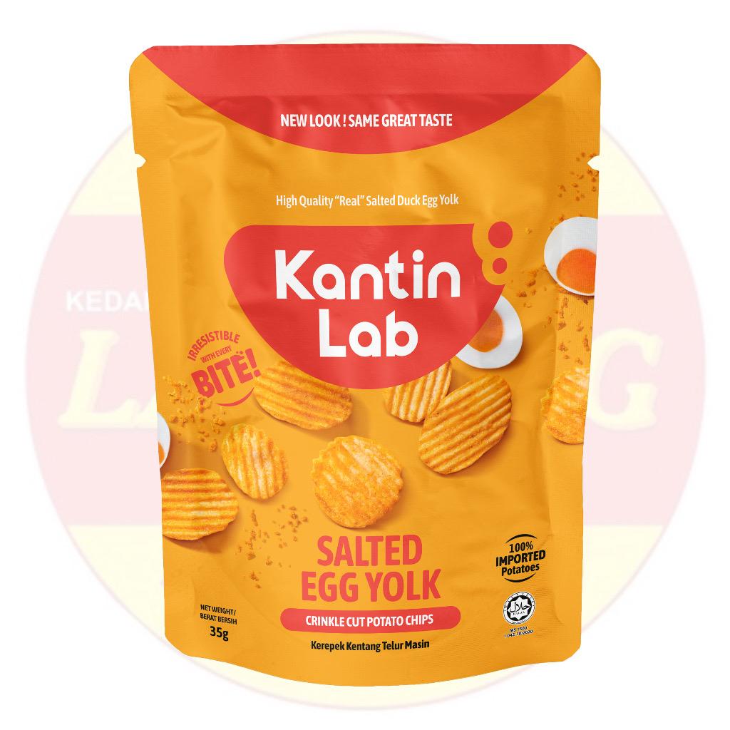 Kantin Lab Potato Chips 80g - Salted Egg Yolk