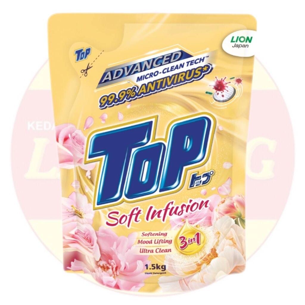 Top Liquid Detergent (Refill Pack) - Soft Infusion 1.5kg