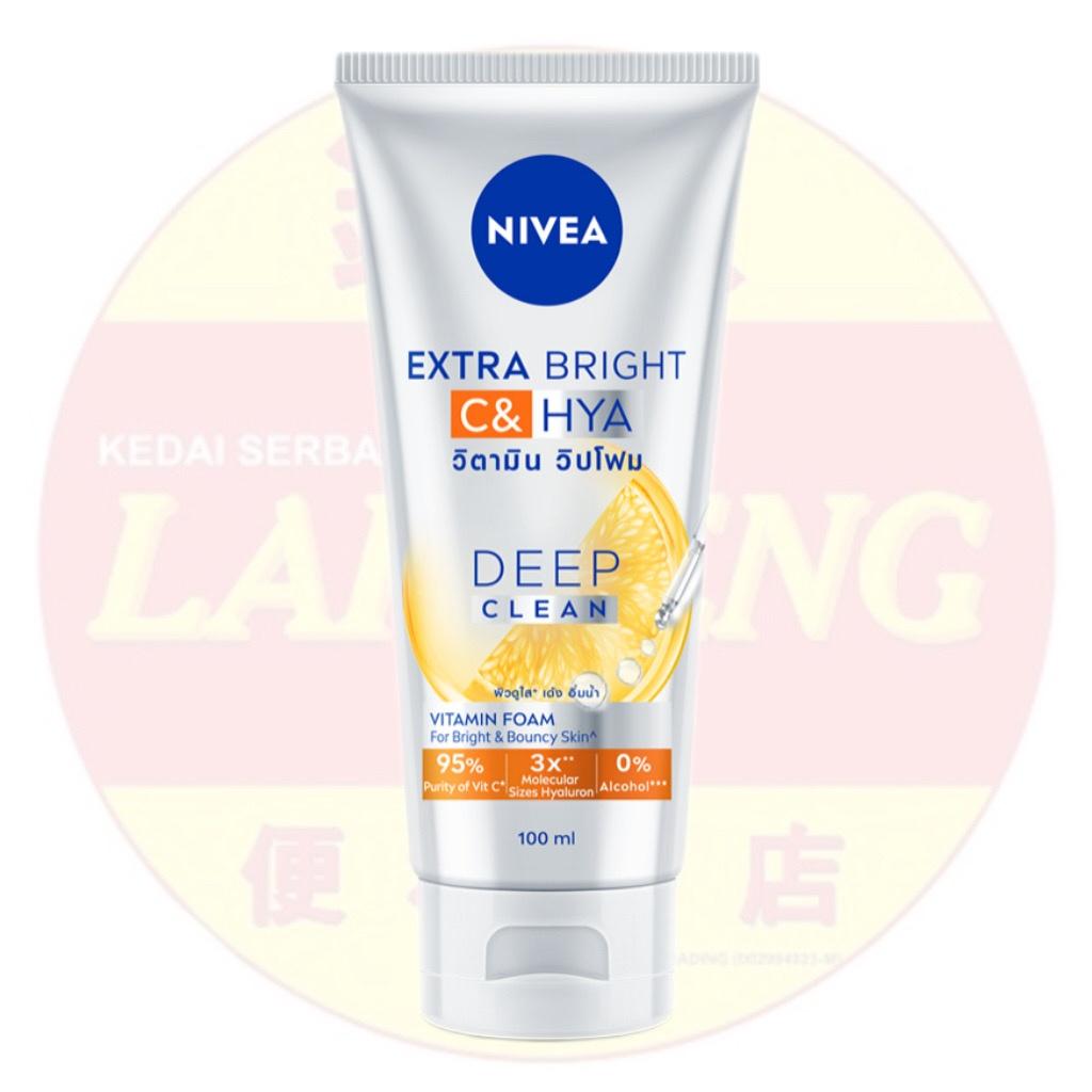 Nivea Extra Bright C&HYA Deep Clean Vitamin Foam 100ml