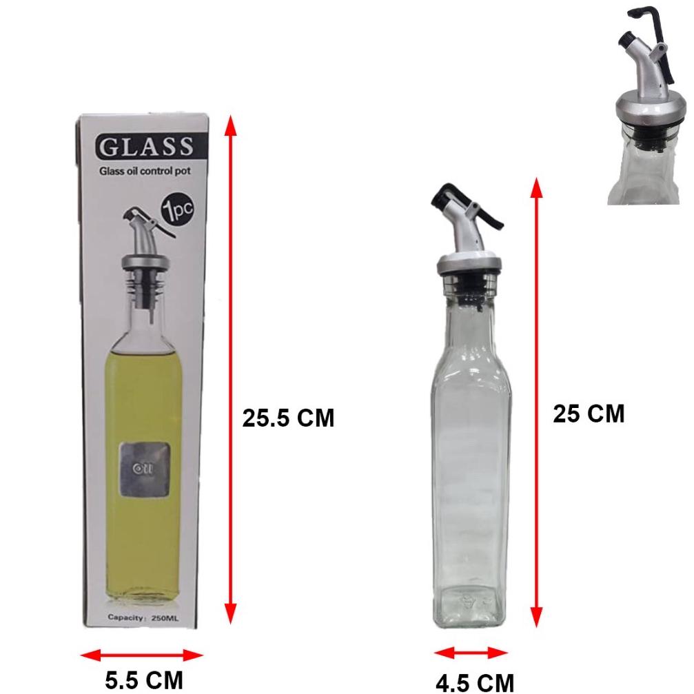 Glass Oil Control Pot (1pcs)