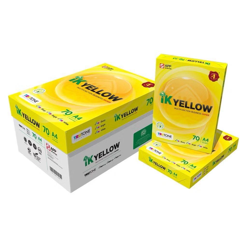 IK Yellow 450s 70gsm A4 Paper 1 Carton Box (10 Reams) (450 sheets/ream)