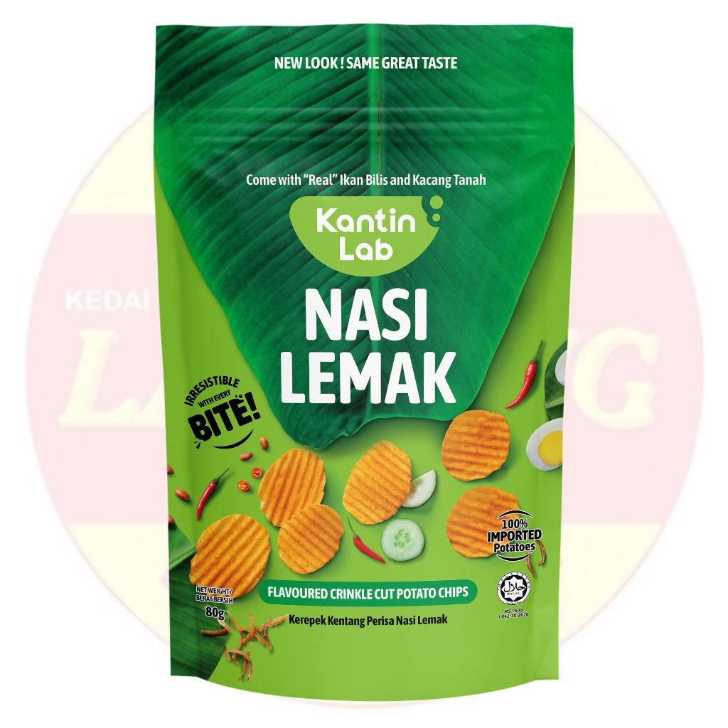 Kantin Lab Potato Chips 80g - Nasi Lemak
