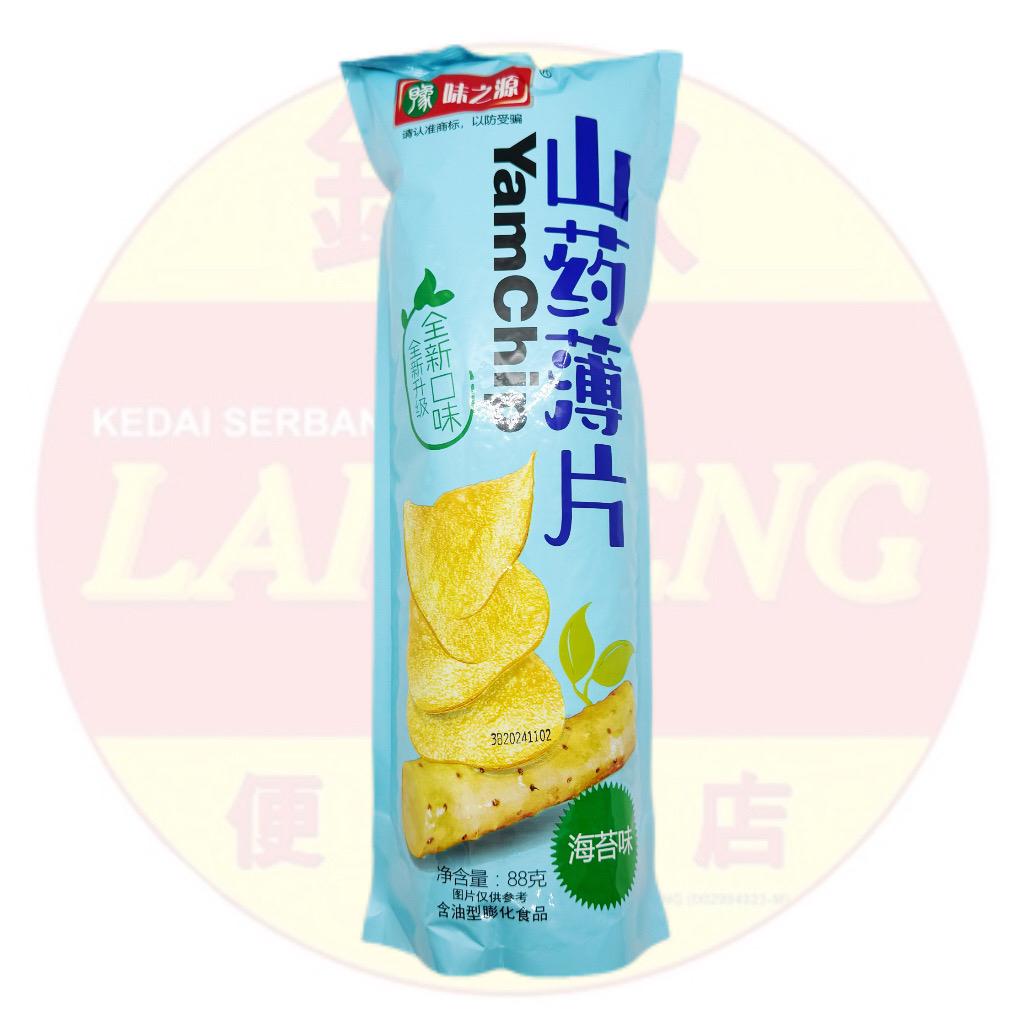 豫味之源 山药薄片 Yam Chip 88g - 海苔味 Seaweed