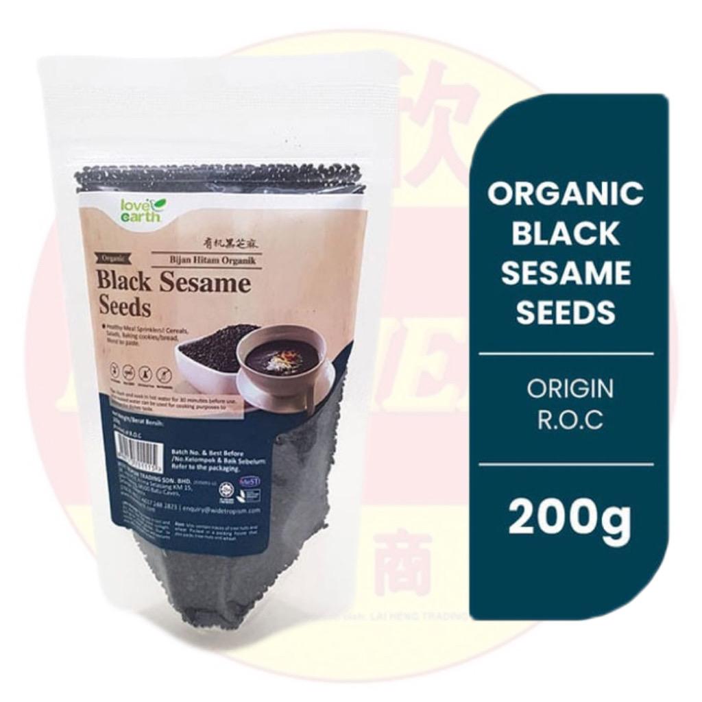 Love Earth - Organic Black Sesame Seeds 200g