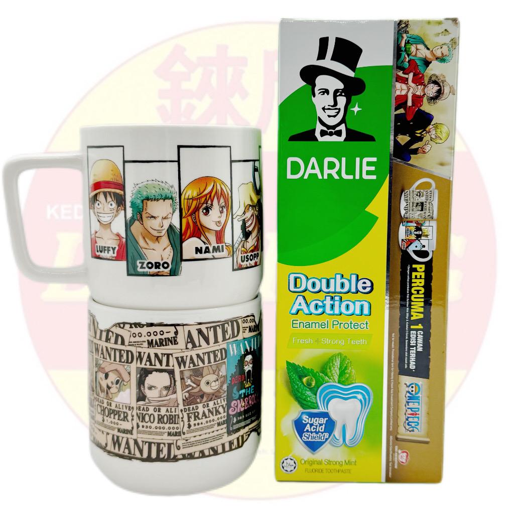 Darlie Double Action Enamel Protect 200g x 2 (FOC 1 pcs One Piece Mug)