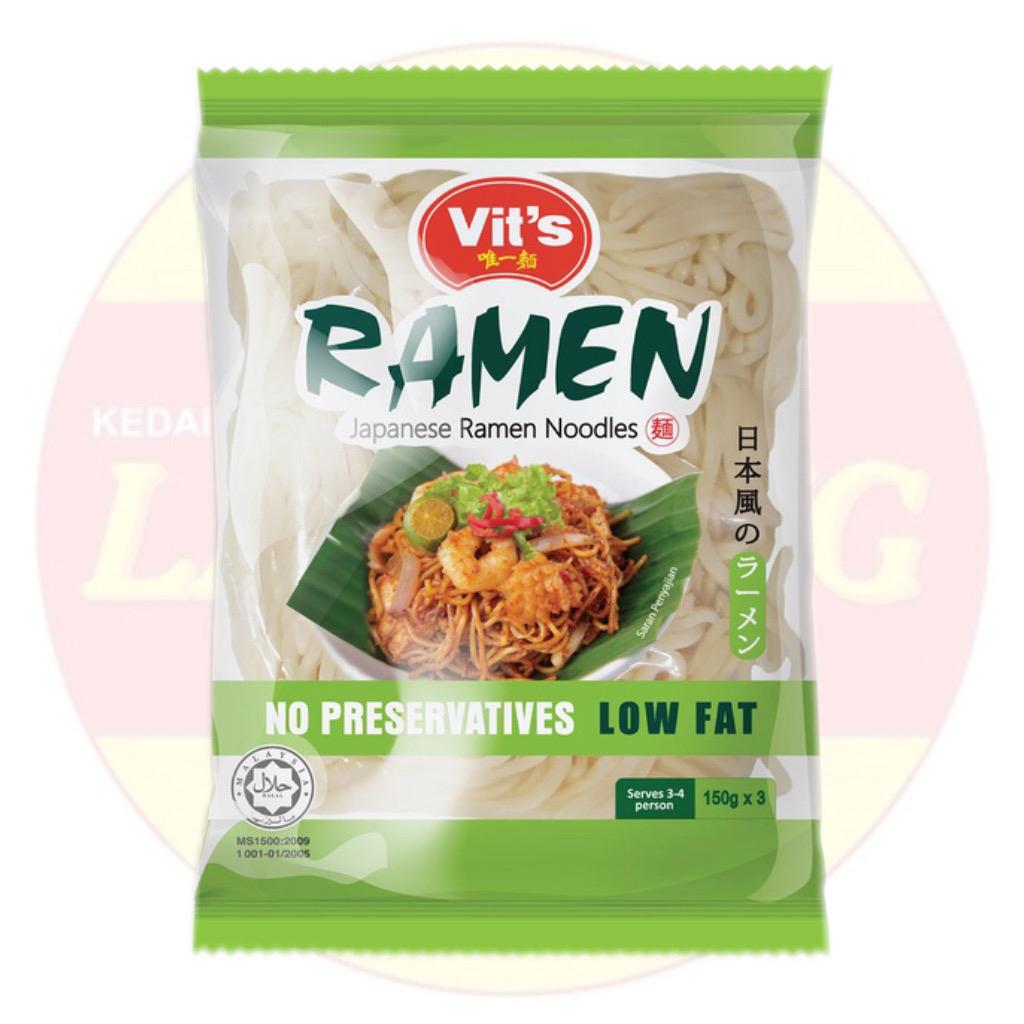 Vit’s Plain Japanese Ramen Noodles 150g x 3pack