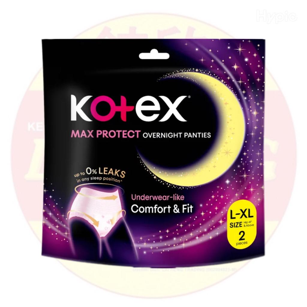 Kotex Overnight Panties 2pcs - L-XL Size