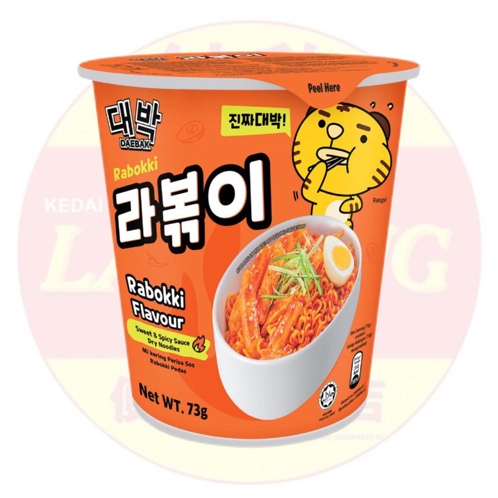 DAEBAK Ramyeon Cup - Rabokki Flavour 73g