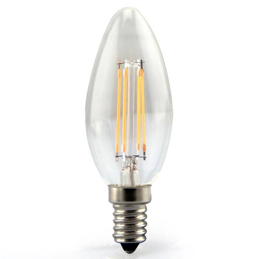 LED Filament Candle Bulb Candle Light E14 2700K