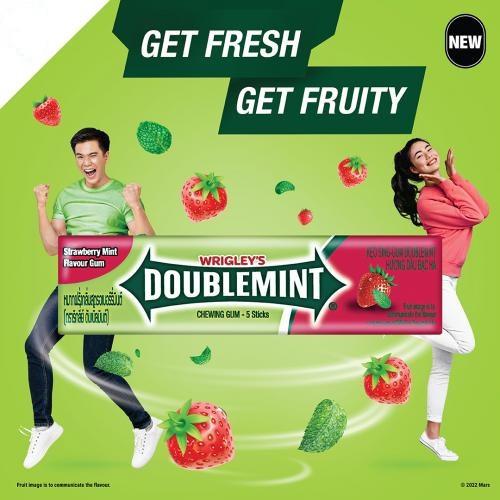 Wrigley’s Doublemint Chewy Gum (Stick) - Doublemint Strawberry