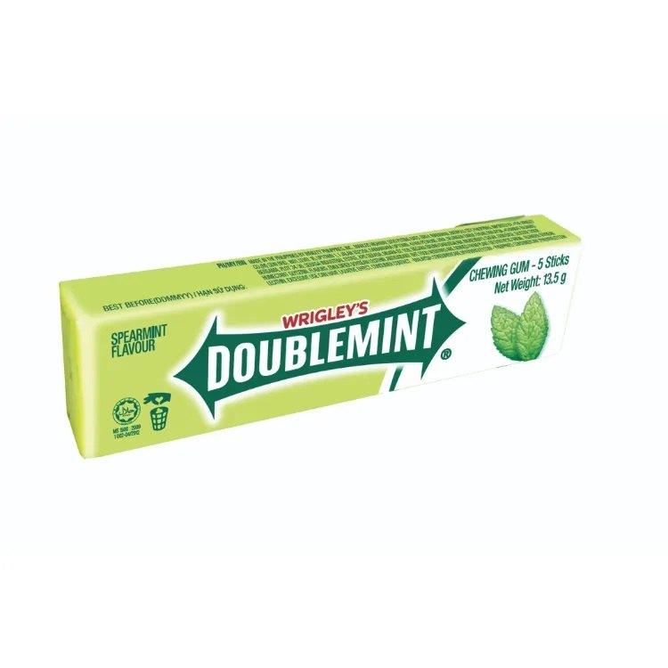 Wrigley’s Chewy Gum (5 Sticks) - Doublemint Spearmint 13.5g