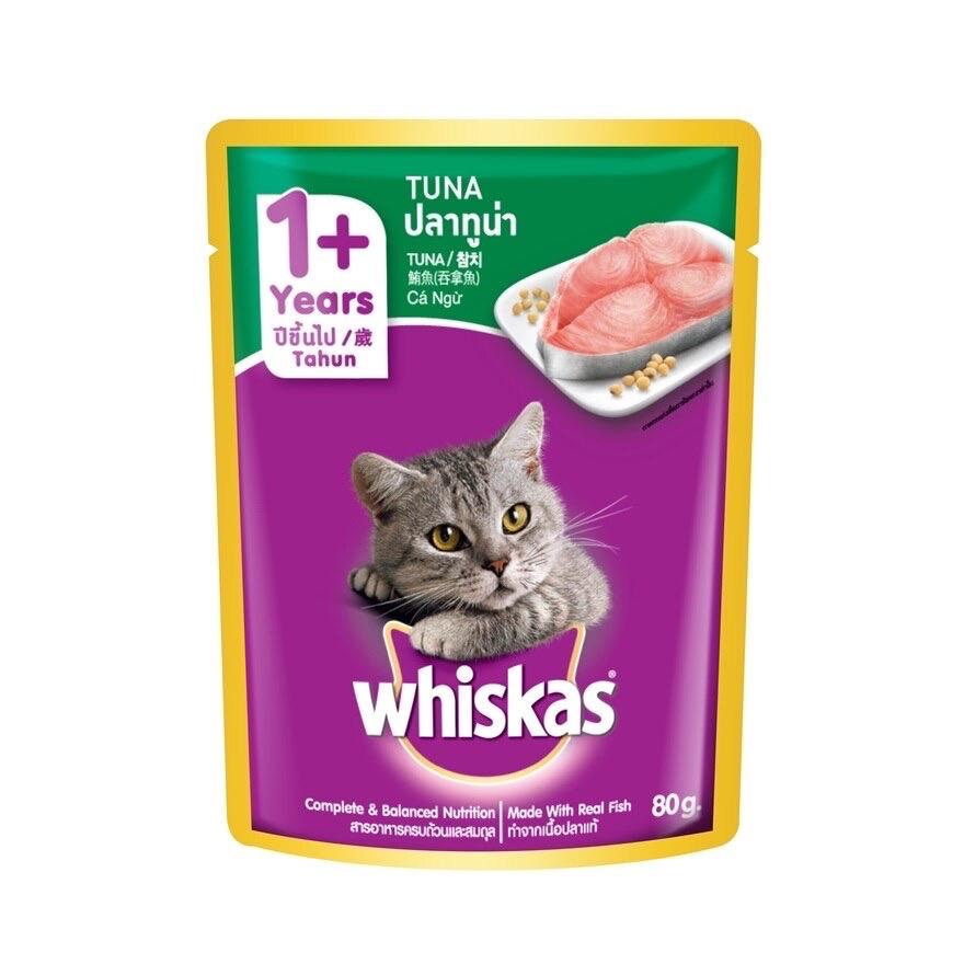 Whiskas Wet Cat Food Tuna Flavour - Adult Cat 80g