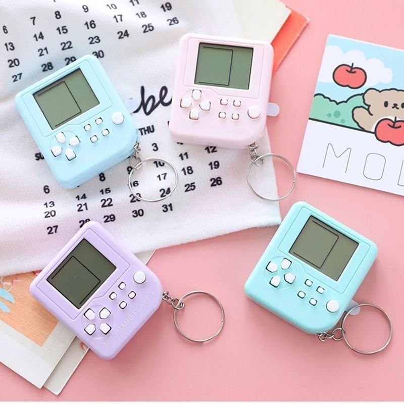 Ready Stock _ Tetris Toys Game  key chain  capsule egg toy