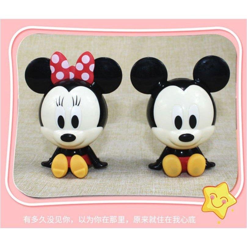 READY STOCK M'SIA_MICKEY & MINNIE figure大头米奇米妮公仔模型