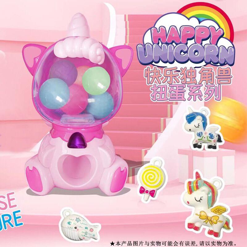 Ready stock 独角兽扭蛋机🦄️Unicon Egg Twist Machine / Capsule ball Machine