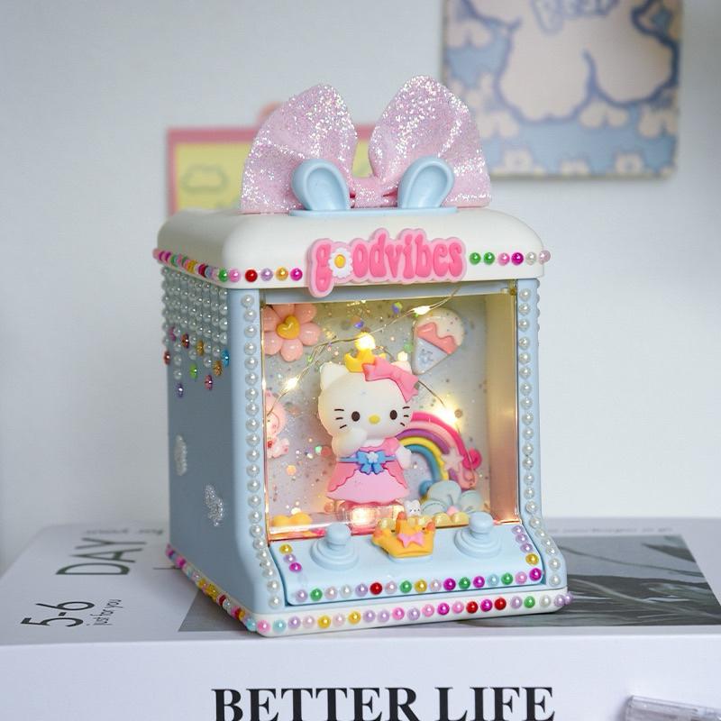 Ready stock Msia _ Creamy Pencil box stand / storage Box奶油胶娃娃笔筒