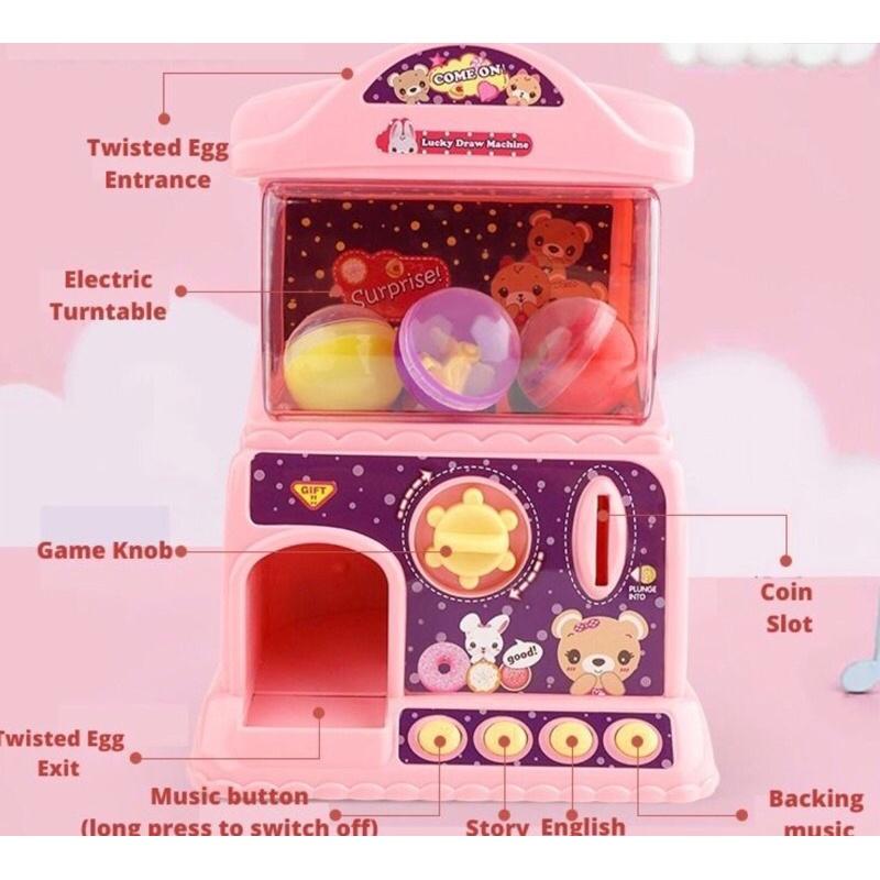 BDY Gift~ Mini Vending Capsule Machine Candy Vending Egg Capsule Ball / Mini Candy Twist Capsule Machine 糖果扭蛋机