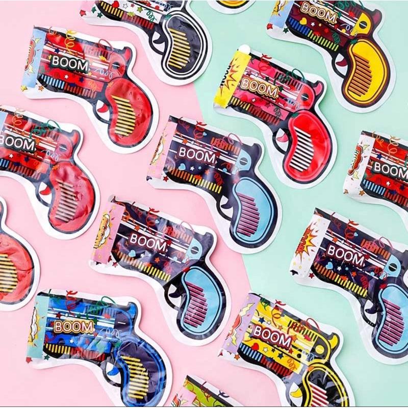 礼花枪 Inflatable firework Gun Flower Gun Birthday Toy Atmosphere Props Festival Party