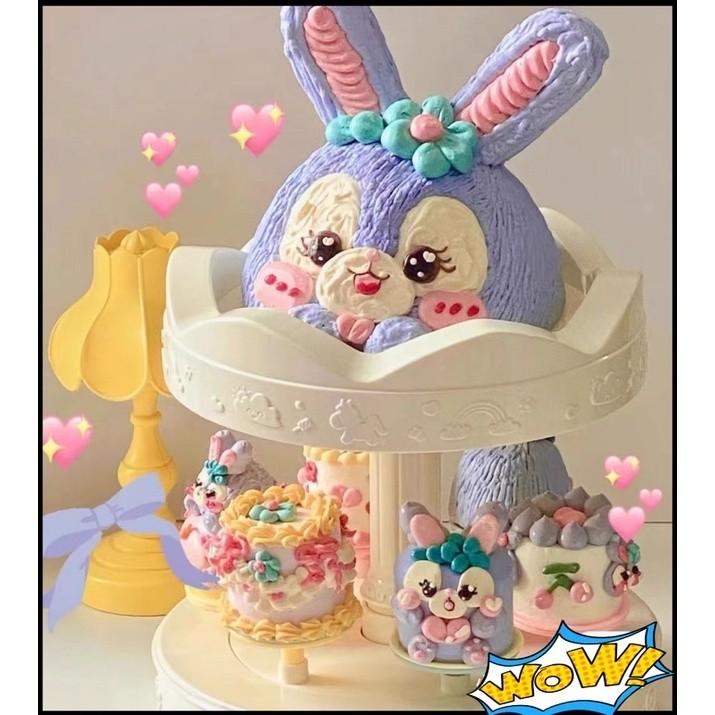 Music Ready Stock～Automatic Sushi Round Machine Toy 寿司回旋台 Dessert Macaron Round Machine Toy Cake Rotate Toy machine