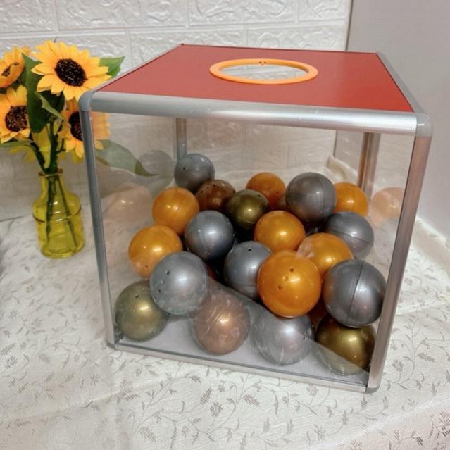 30cm x30cm Lucky draw box  Acrylic box  Empty Box 抽奖箱 幸运抽奖箱 盲盒箱 亚克力箱
