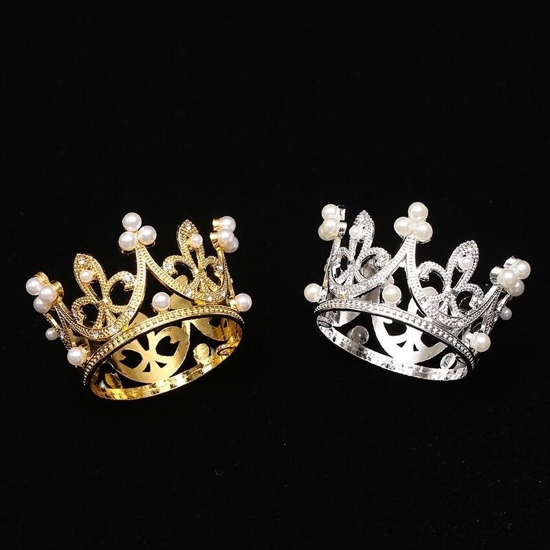 Ready stock” mini crown for birthday cake cup decoration