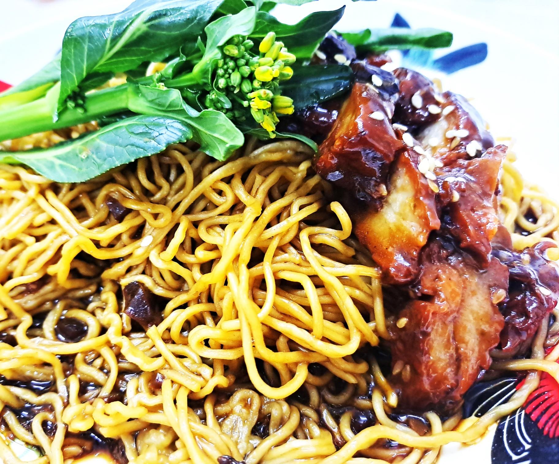 Authentic Wonton Noodles(egg) 正宗全蛋叉烧云吞面(蛋素)