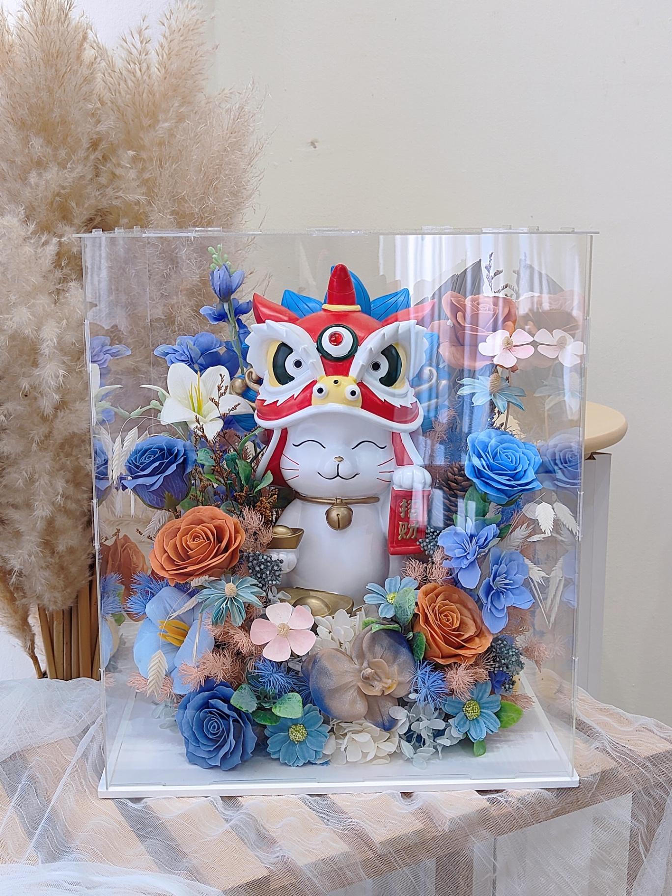 KB08 舞狮招财猫礼盒款式