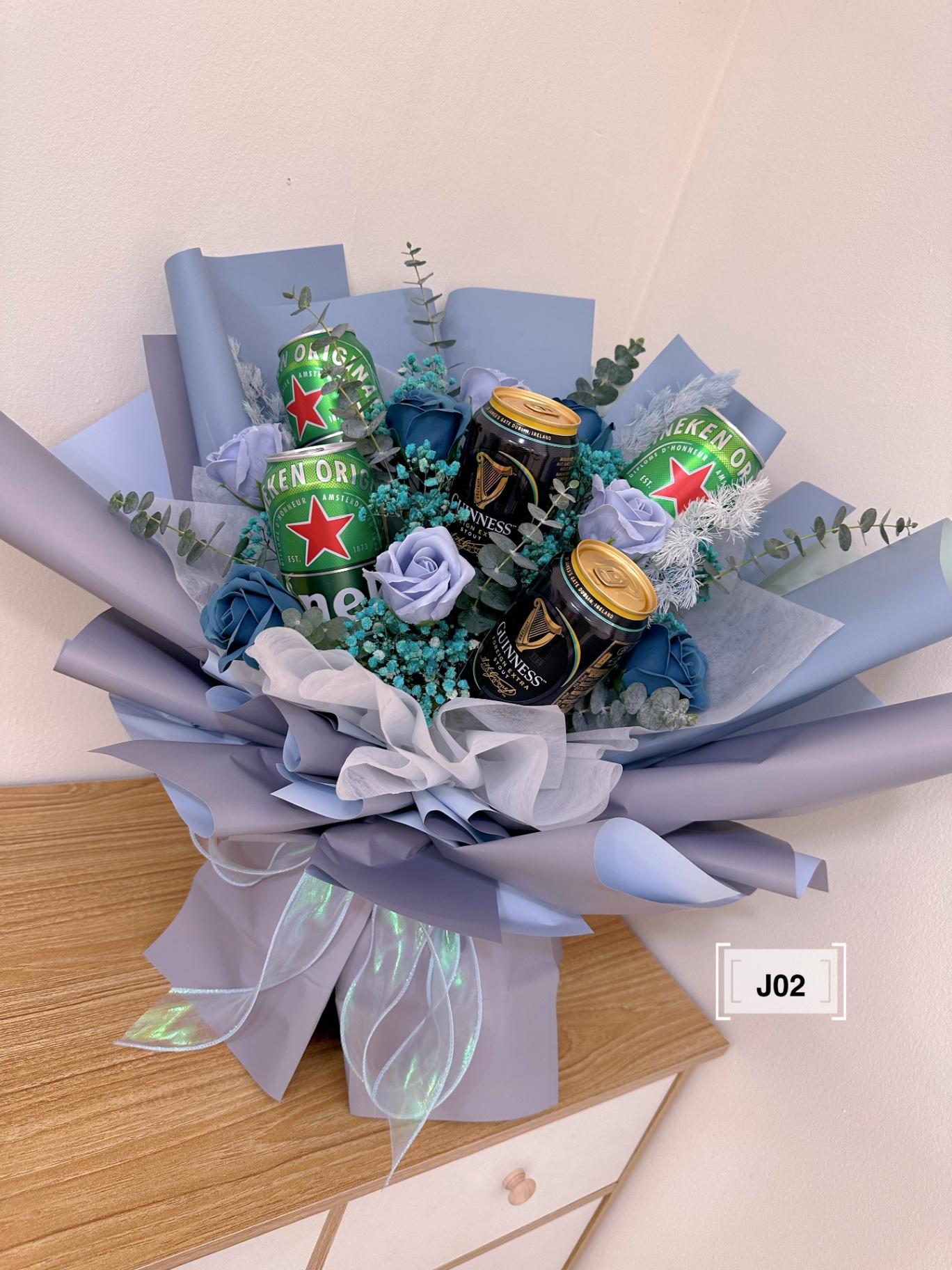 J02 Heineken Mix guinness Alcohol Bouquet -啤酒花束