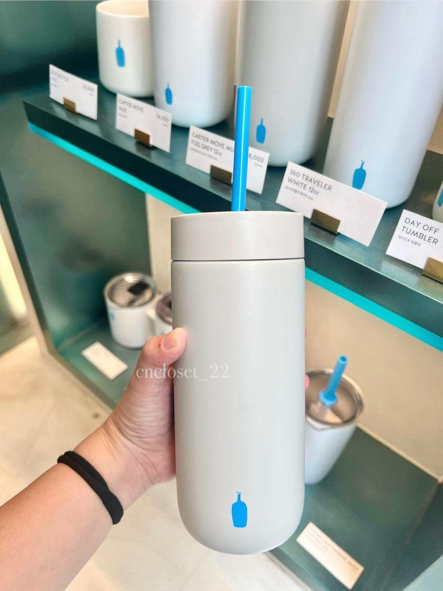 【Preorder预购】Blue Bottle 002 Carter Cold Tumbler Fog Grey/White 16oz 473ml