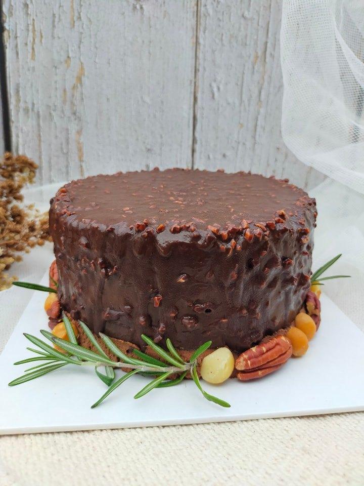 LowCarb Keto Crunchy Cocoa Cake 低醣生酮脆皮可可蛋糕