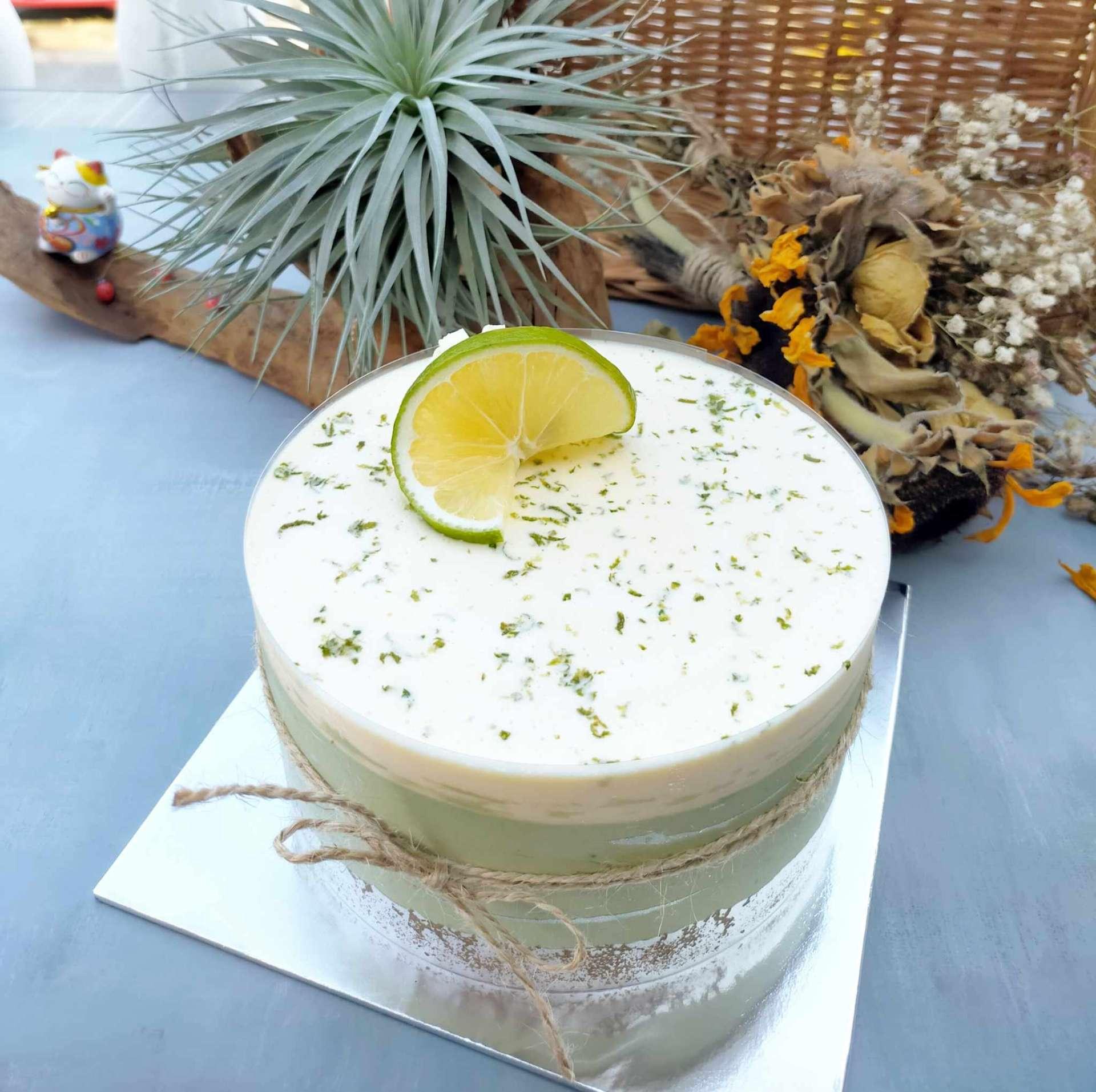 LowCarb Keto Lime Matcha Mousses Cake 低醣生酮青柠抹茶慕斯蛋糕