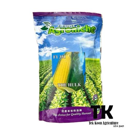 F1 351 The Hulk | Benih Jagung Manis | AG Seeds F1 Hybrid Super Sweet Corn  -500 G