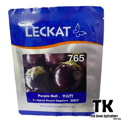 Bernih Terung Bulat Purple Ball 765 F1 Hybrid Eggplant 10g