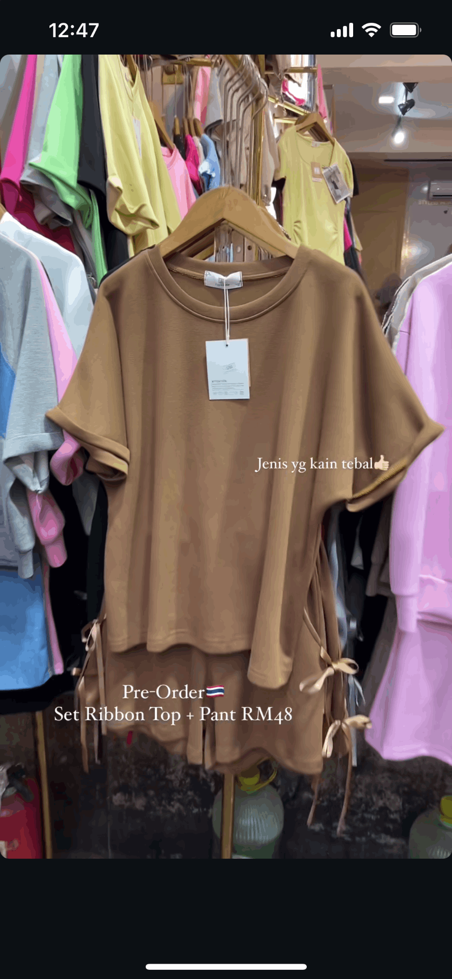 Set Ribbon Top+Pant