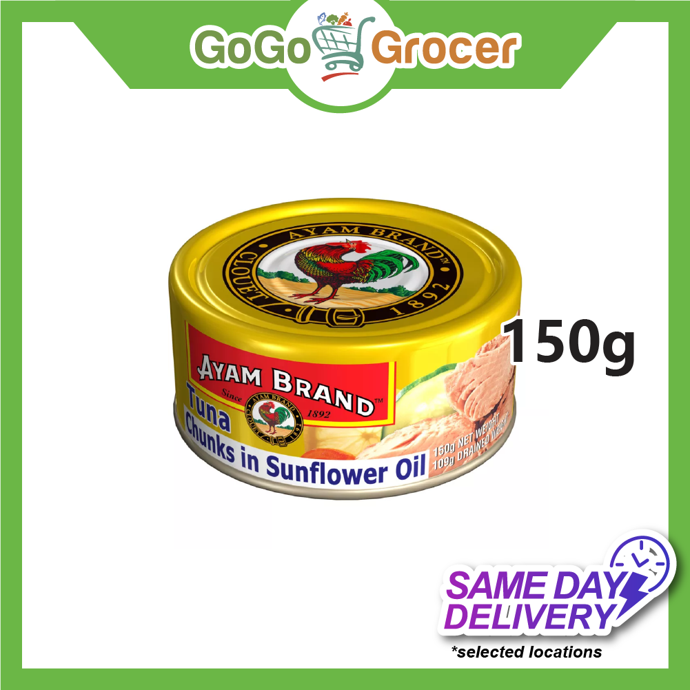 AYAM TUNA CHUNK IN SUNFLOWER OIL 150G