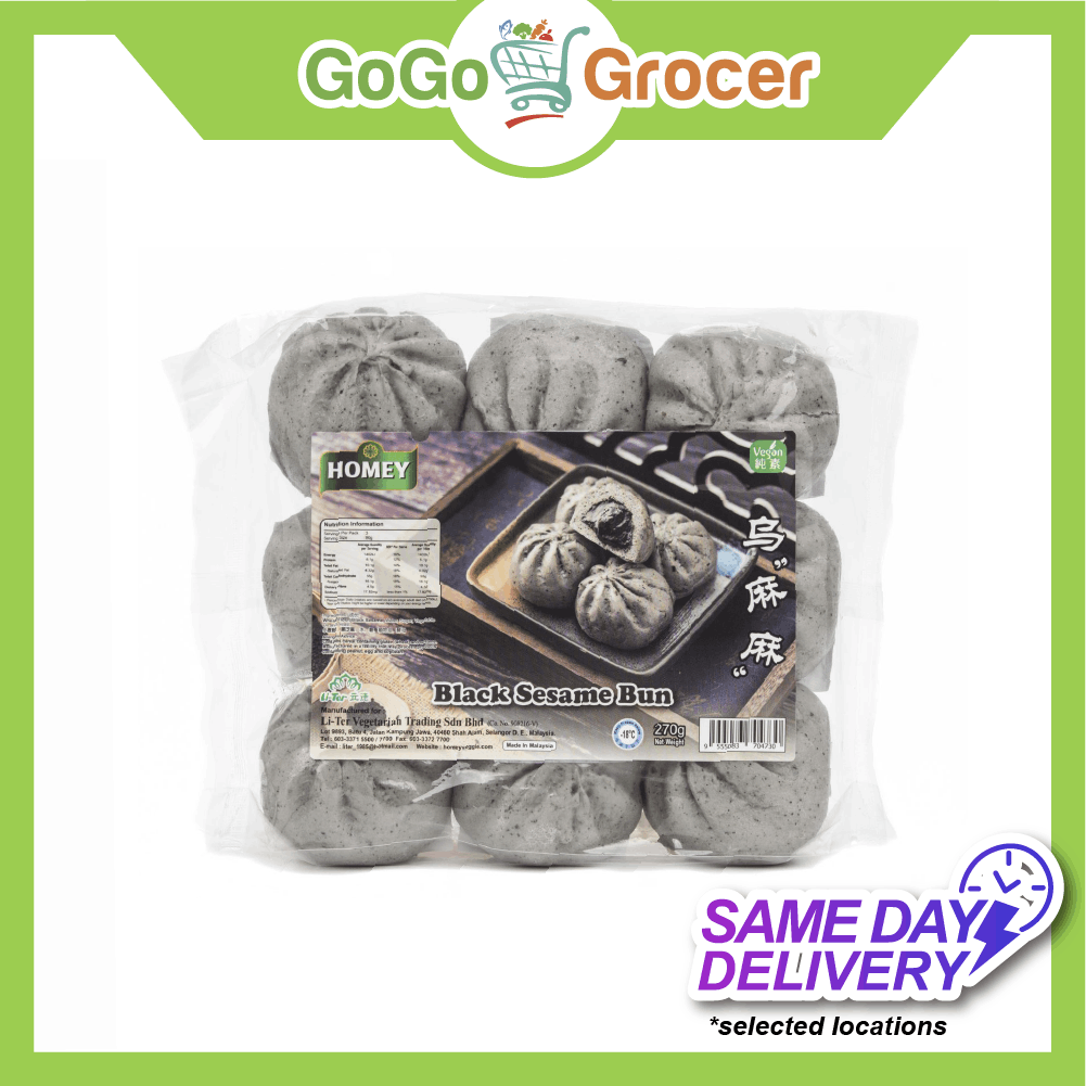 HOMEY BLACK SESAME BUN 270G (9 PCS)