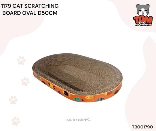 Cat Scratching  Board Oval