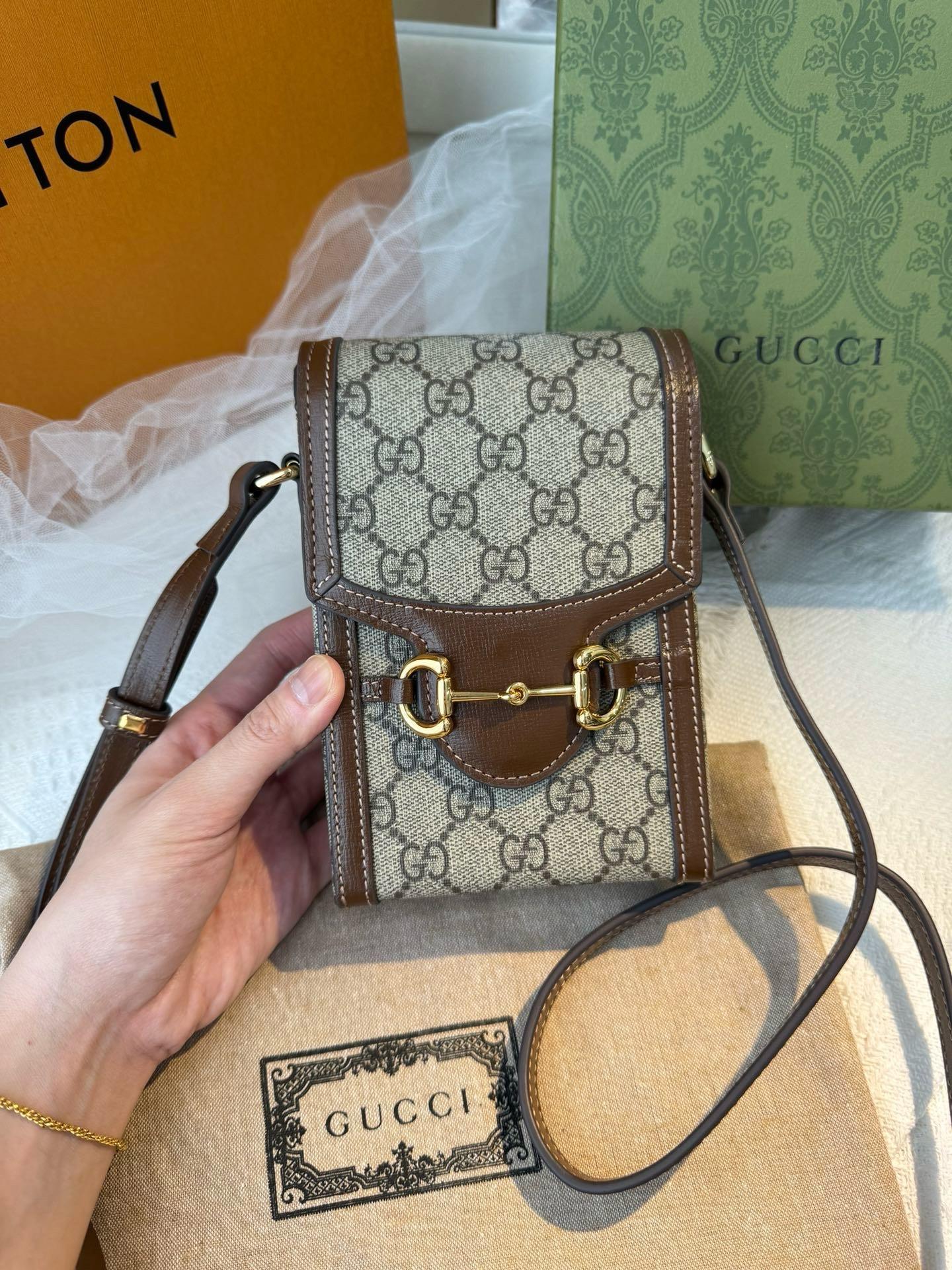 GUCCI HORSEBIT MINI BAG CROSSBODY PHONE CASE