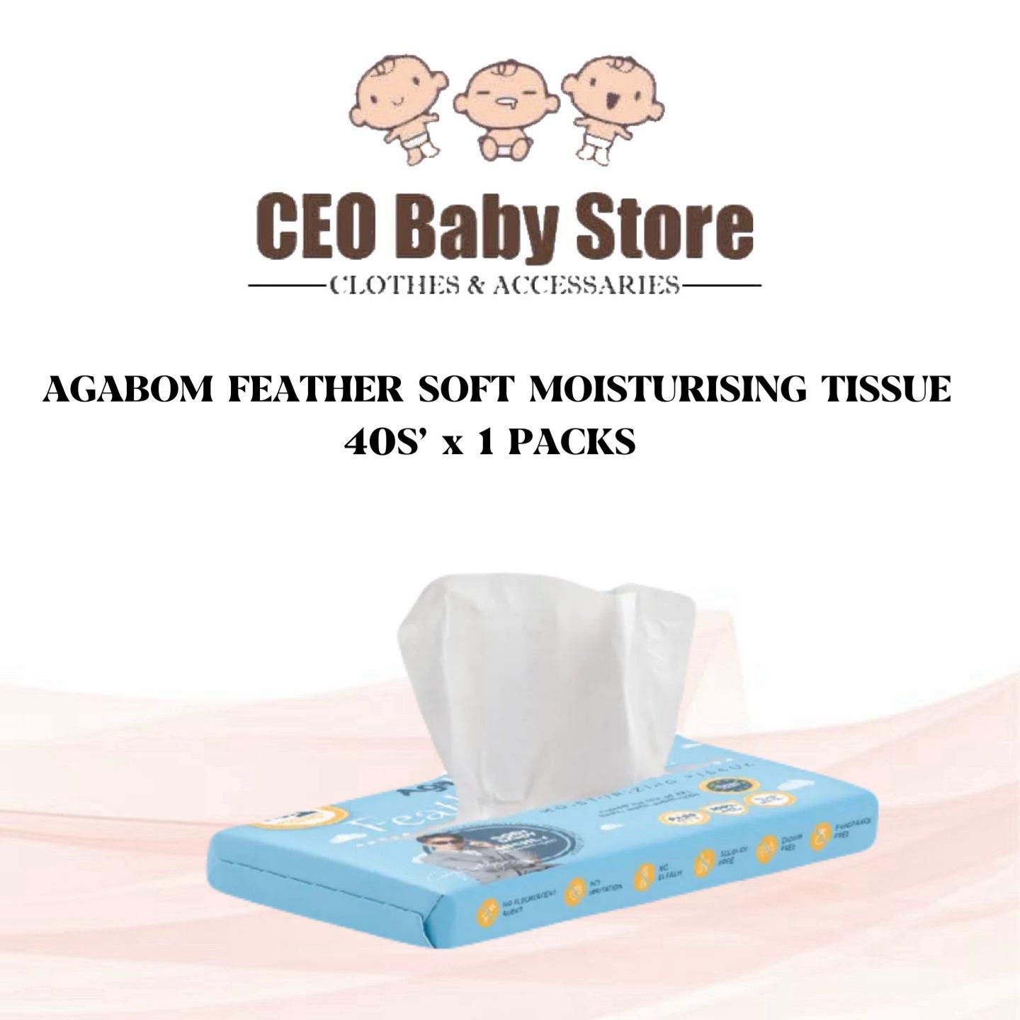 Agabom Feather Soft Moisturising Tissue 40S' 1 Pack