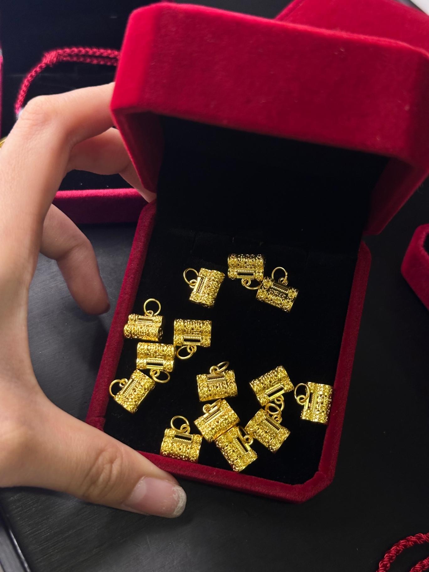 999 足金 ”福”平安锁 0.55 克
