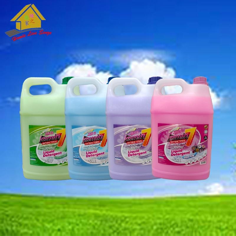 Jasmin7 5 in 1 Laundry Liquid Detergent 10kg 5合1 液体洗涤剂 10kg  sabun pencuci baju jasmin 10kg