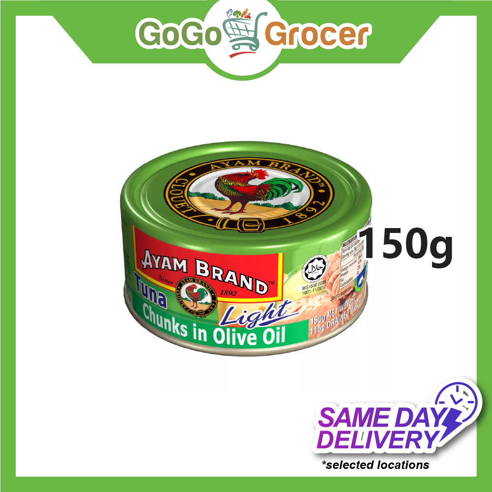 AYAM TUNA LIGHT CHUNK IN OLIVE OIL 150G