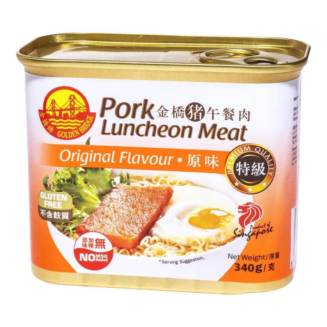 Singapore Golden Bridge Pork Luncheon Meat 新加坡金桥午餐肉 340g